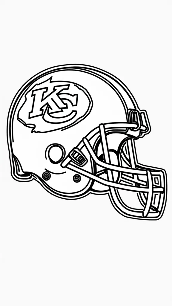 coloriages de casques nfl